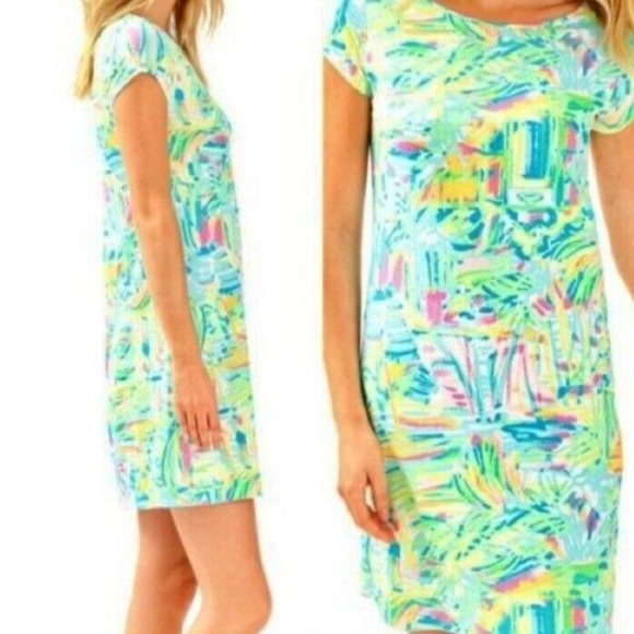 LILLY PULITZER Marlowe Dress NWT Size Large Sea Salt Sun NWT - Picture 2 of 9
